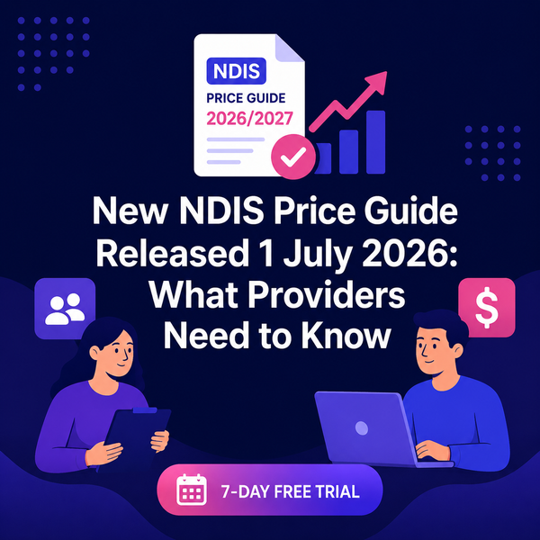 two providers looking at prices for NDIS price guide 2027